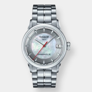 Tissot Luxury Asian Games – Perlmutt 33mm Silber Stahl