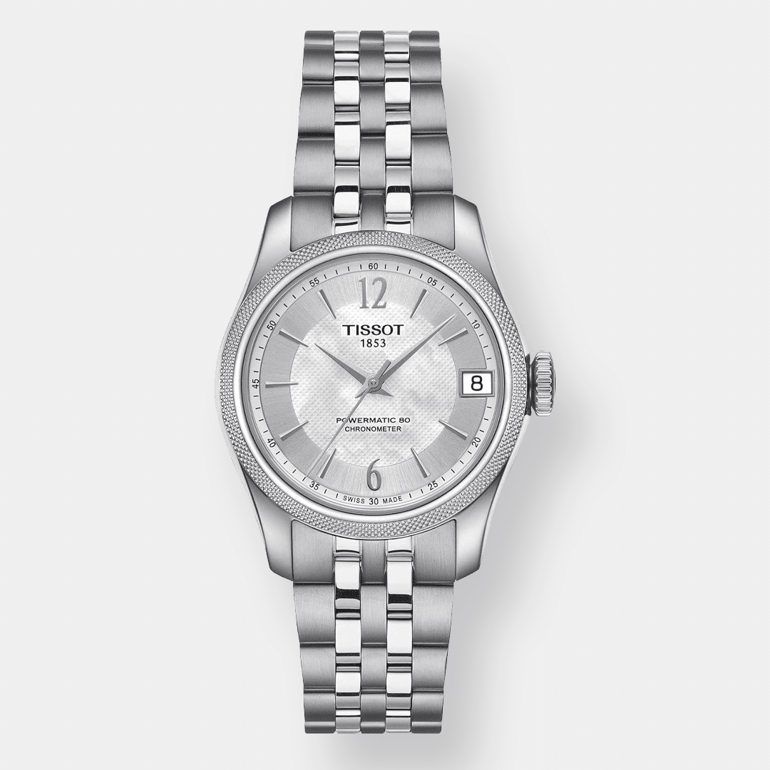 tissot ballade lady cosc – perlmutt 32mm edelstahl