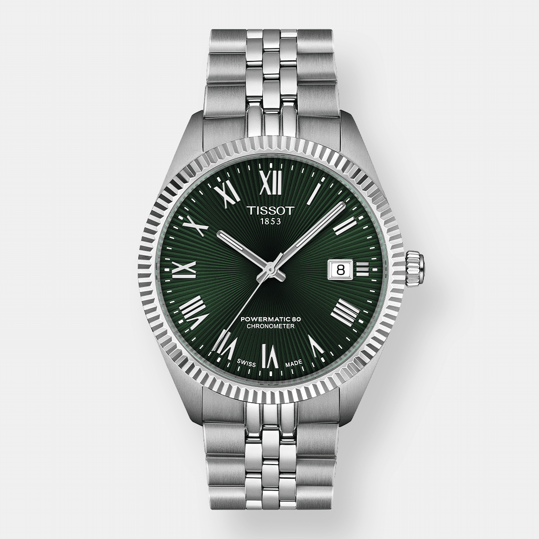 tissot ballade powermatic 80 cosc grün 40mm edelstahl