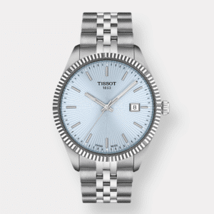 tissot ballade quarz – ice blue 40mm edelstahl