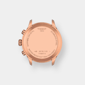 tissot chrono xl classic quarz – blau 45mm rosé pvd