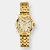tissot classic dream lady quarz – gold 28mm edelstahl