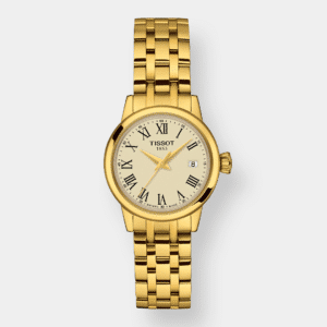 tissot classic dream lady quarz – gold 28mm edelstahl
