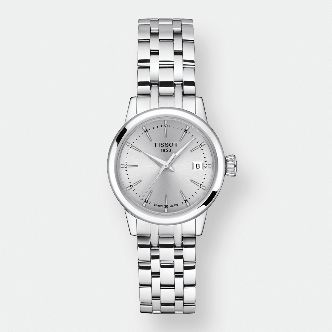 tissot classic dream lady quarz – silber 28mm edelstahl