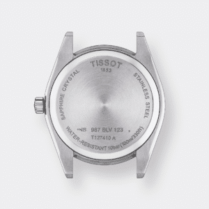 tissot gentleman quarz – silber 40mm leder braun