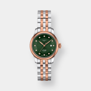 tissot le locle automatic – bicolor grün 29mm diamanten