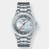 tissot luxury asian games – perlmutt 33mm silber stahl
