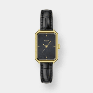tissot srv diamonds quarz – schwarz 22mm leder