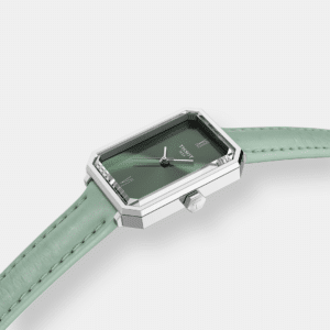 tissot srv quarz – leder grün 22mm silber edelstahl