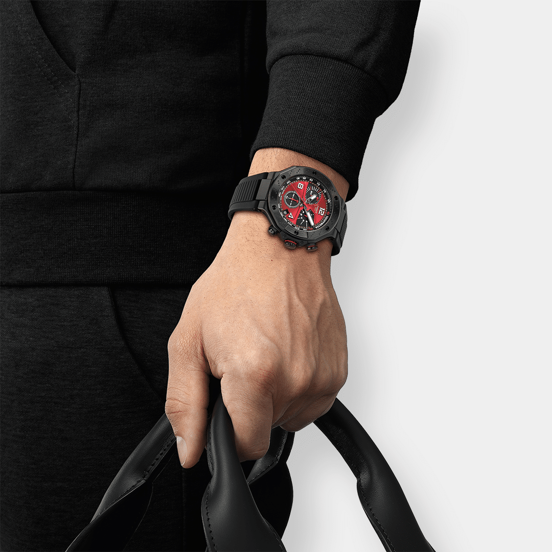 tissot t race motogp chronograph – rot 45mm limited edition