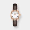 tissot tradition 5.5 lady quarz rosé 25mm leder