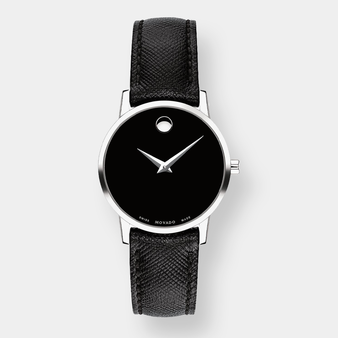 Movado Museum Quarz – Schwarz 28mm Edelstahl