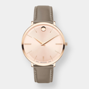 Movado Ultra Slim Quarz – Rosa 35mm Rosé Gold PVD