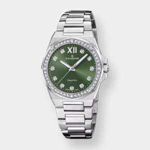 Candino Lady Elegance Quarz – Grün 33,5mm Edelstahl