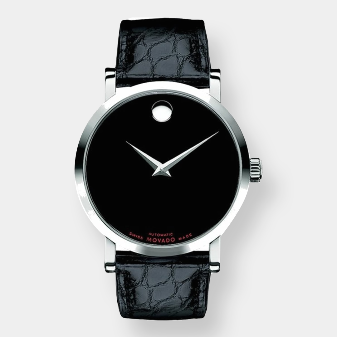 Movado Red Label Automatik – Schwarz 42mm Edelstahl
