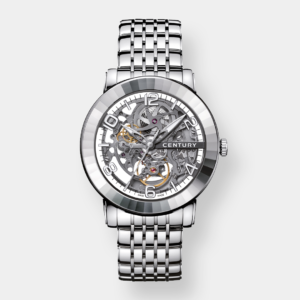 Century . ELEGANCE Skeleton – Silber 38.5mm Edelstahl