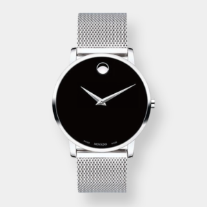 Movado Museum Quarz – Schwarz 40mm Edelstahl