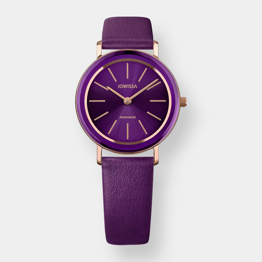 Jowissa . Alto Quarz – Rosé 30mm Lila Leder