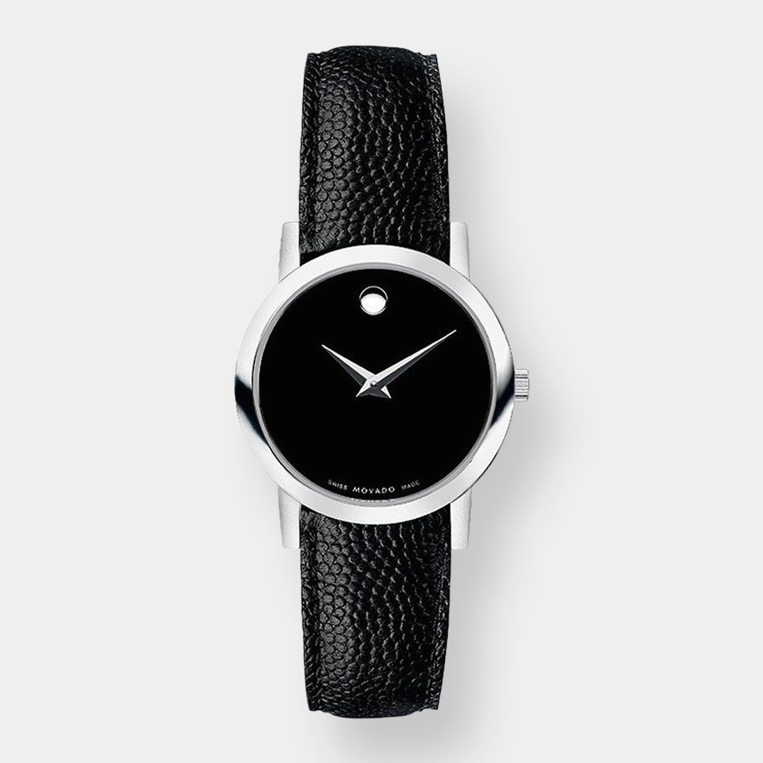 Movado Museum Classic Lady – Schwarz 26mm Edelstahl