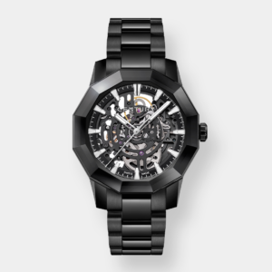 Century . PRIME TIME Skeleton – Schwarz 38.5mm Edelstahl