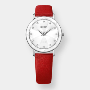 Jowissa . Facet Quarz – Weiß 30mm Edelstahl
