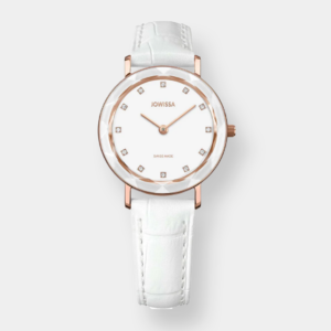 Jowissa . Aura Quarz – Weiß 30mm Leder
