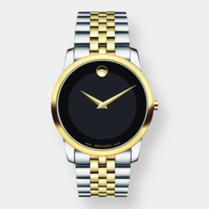 Movado Museum Classic Quarz - Bicolor 40mm Schwarz