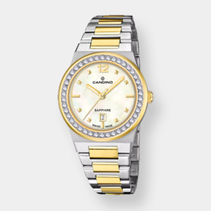 Candino Lady Casual Quarz – Perlmutt 34mm Bicolor