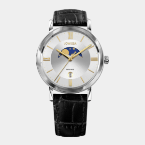 Jowissa . Magno Moon Quarz – Silber 40mm Edelstahl
