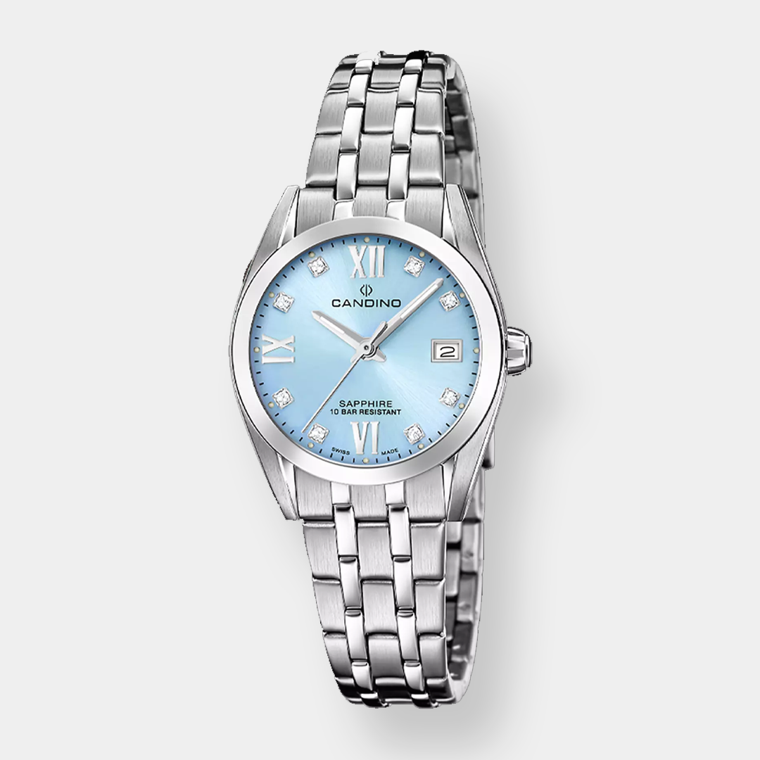 Candino Coupe Classic Quarz – Blau 28,5mm Edelstahl