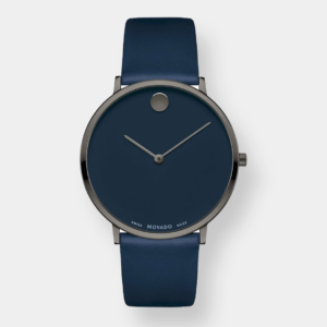 Movado Ultra Slim Quarz – Blau 40mm Edelstahl