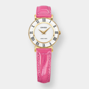 Jowissa Roma Colori Quarz – Weiß 30mm Gold PVD