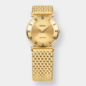 Jowissa . Roma Quarz – Champagner Gold 30mm Edelstahl