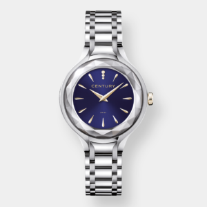 Century . First Class Quarz – Blau 32mm Saphir Edelstahl