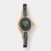 andré mouche edelweiss quarz gold 22mm edelstahl