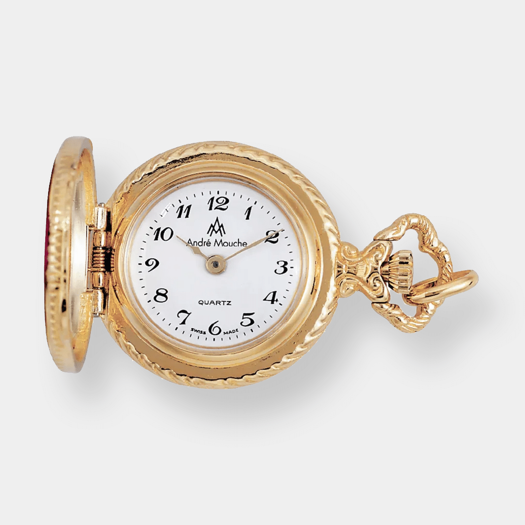 andré mouche renaissance – rot 25mm gold plated