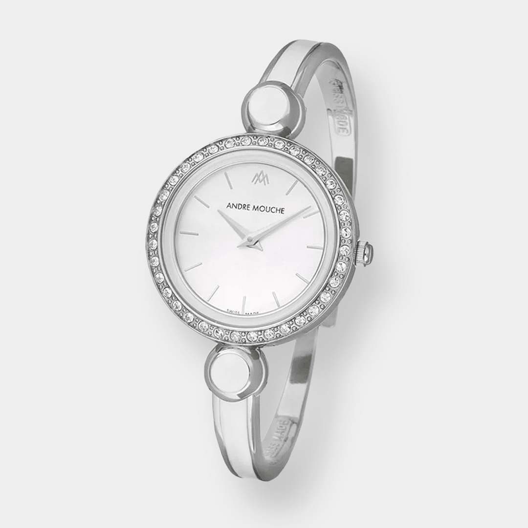 aria crystal quarz – weiss 29mm palladium swarovski