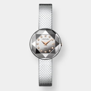Century . Couture Quarz – Silber 24.5mm Saphir Edelstahl