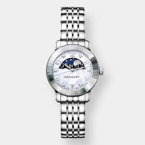 Century . ELEGANCE Moonphase – Perlmutt 30mm Edelstahl