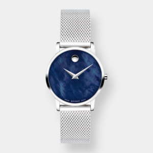 Movado Museum Classic Quarz – Blau 28mm Edelstahl