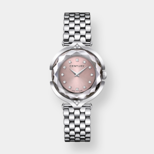 Century . AFFINITY M Quarz – Rosa 30mm Edelstahl