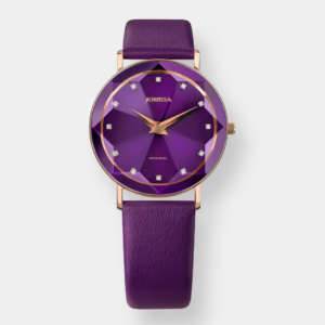 Jowissa . Facet Quarz – Lila 35mm Rosé Gold PVD