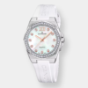 candino lady casual quarz – weiss 33,5mm silikon