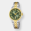 candino lady elegance quarz – grün 34mm bicolor edelstahl
