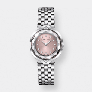 century . affinity m quarz – rosa 30mm edelstahl