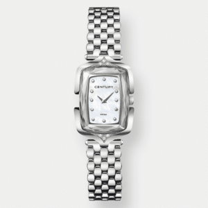 century . affinity m quarz – silber 38mm edelstahl