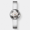 century . couture quarz – silber 24.5mm saphir edelstahl