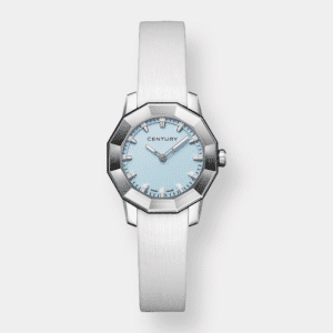 century . prime time quarz – blau 24mm saphir edelstahl