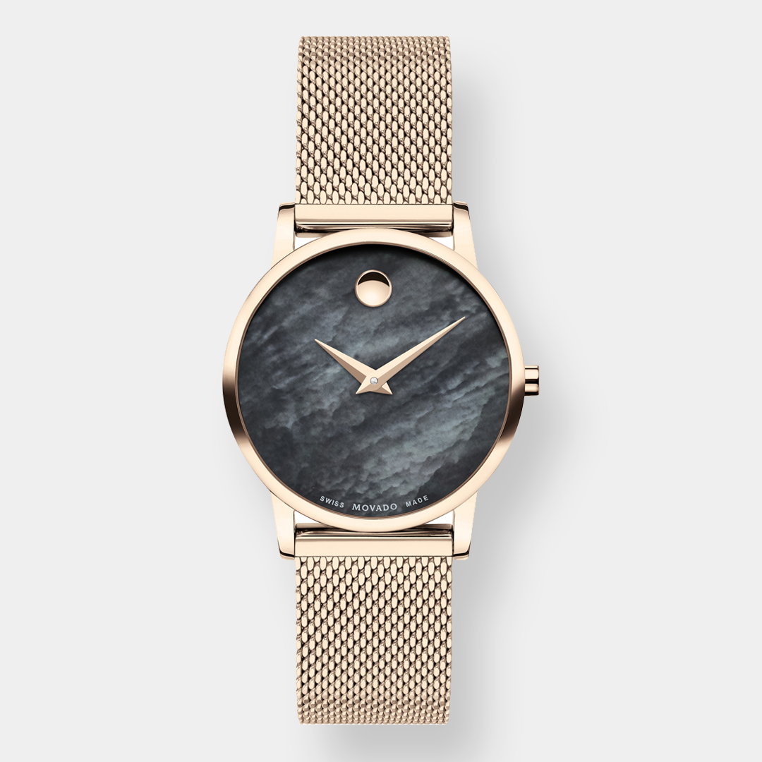 Movado Museum Classic Quarz – Perlmutt 28mm Rosé Gold
