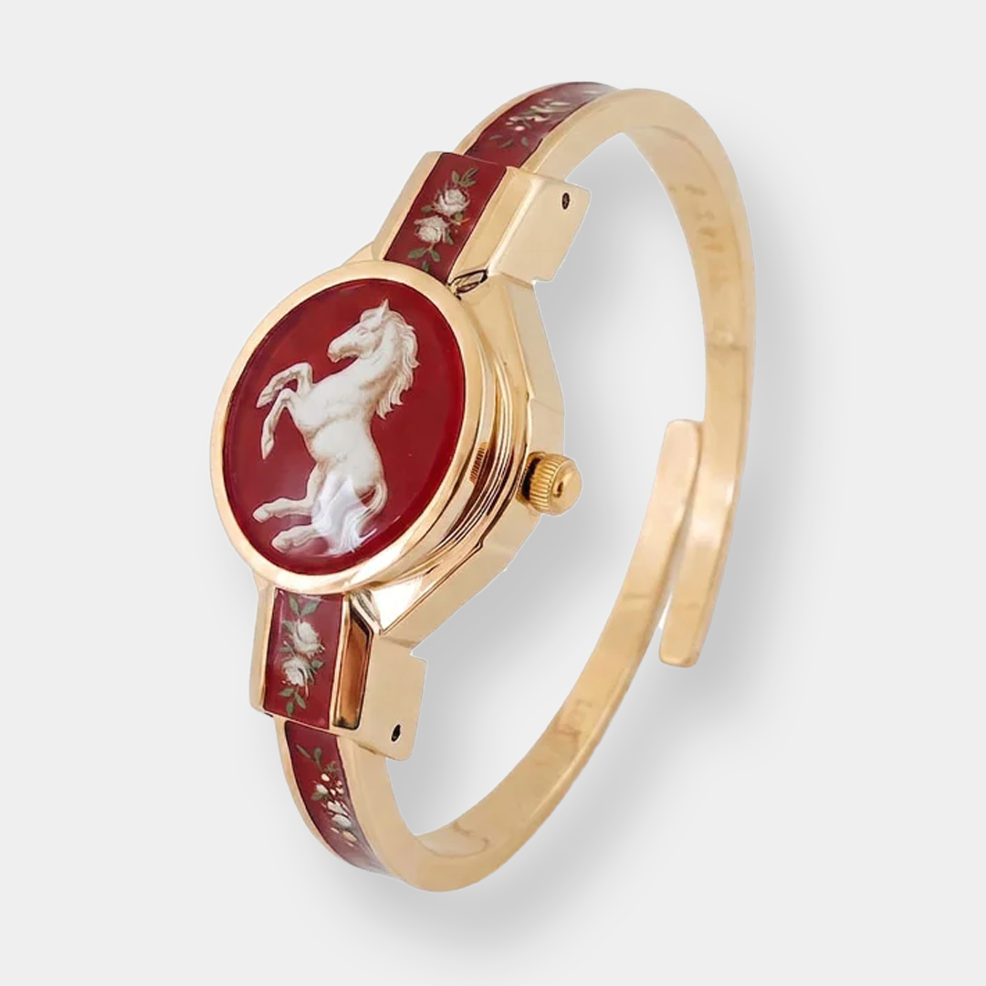 André Mouche Year of Horse - Rot Gold 22mm
